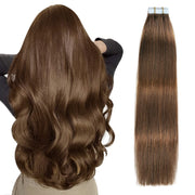 Chocolate Brown (#4) Tape-In Hair Extensions | 20Pcs
