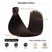 Darkest Brown (#2) Wrap Around Ponytail Extension