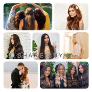 Chocolate Brown (#4) Clip In Hair Extensions