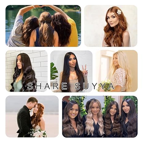 Strawberry Blonde / Bleach Blonde Balayage (#P27/613) Clip In Hair Extensions