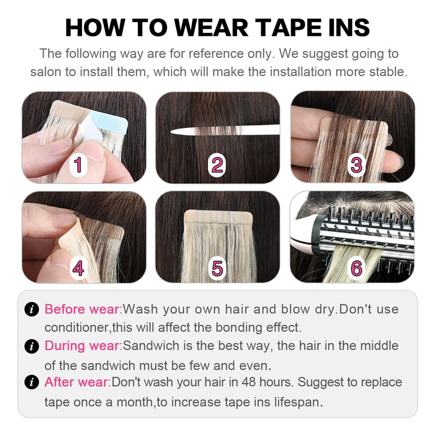 Burgundy (#99J) Tape-In Hair Extensions | 20Pcs