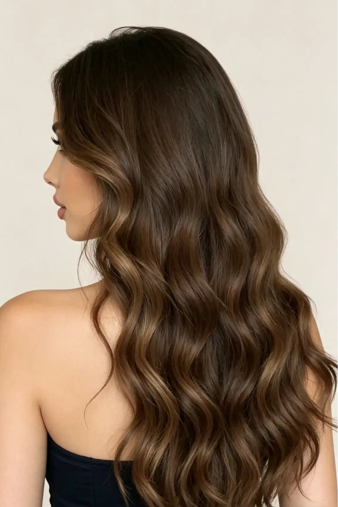 SUYYA Chocolate Brown / Caramel Blonde Balayage (#P4/27/T4) Tape-In Hair Extensions | 20Pcs