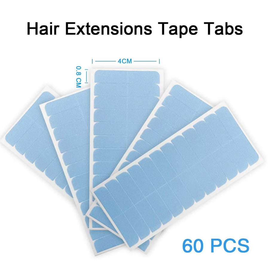 Medical Grade Tape Tabs 60/120/180pcs – Double-Sided (4x0.8cm) Suyya Hair Extension Replacement