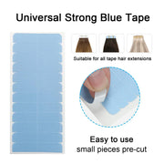 Suyya Hair Extension Replacement Medical Grade Tape Tabs 12pcs – Double-Sided (4x0.8cm)