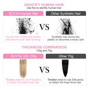 Ash Blonde / Bleach Blonde Balayage (#P18/613) Clip In Hair Extensions