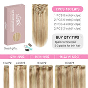 Ash Blonde / Bleach Blonde Balayage (#P18/613) Clip In Hair Extensions