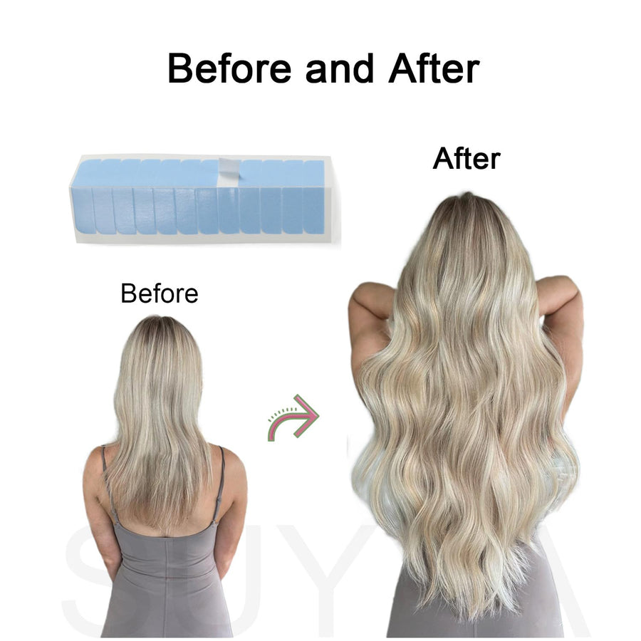 Hair Extension Replacement Tape Tabs 60/120/180pcs – Double-Sided (4x0.8cm)
