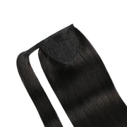 Natural Black (#1B) Wrap Around Ponytail Extension