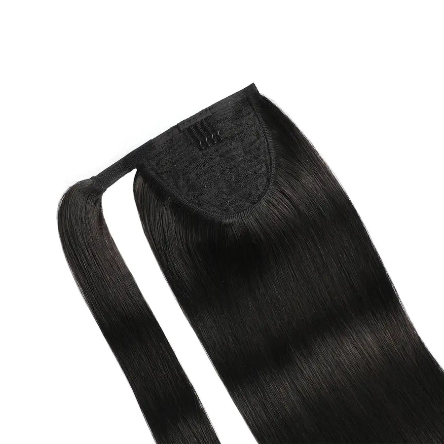 Natural Black (#1B) Wrap Around Ponytail Extension