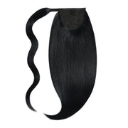 Jet Black (#1) Wrap Around Ponytail Extension