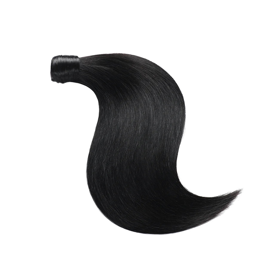 Jet Black (#1) Wrap Around Ponytail Extension