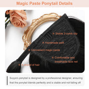 Natural Black (#1B) Wrap Around Ponytail Extension