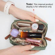 Suyya Portable Small Makeup Bag for Purse（18.5x13x6.5cm）