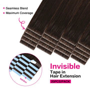 SUYYA Invisible Tape ins Darkest Brown (#2) Hair Extensions
