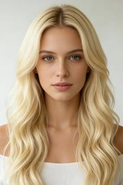 SUYYA Invisible Tape ins Bleach Blonde (#613)  Human Hair Extensions 20Pcs