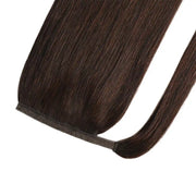 Darkest Brown (#2) Wrap Around Ponytail Extension
