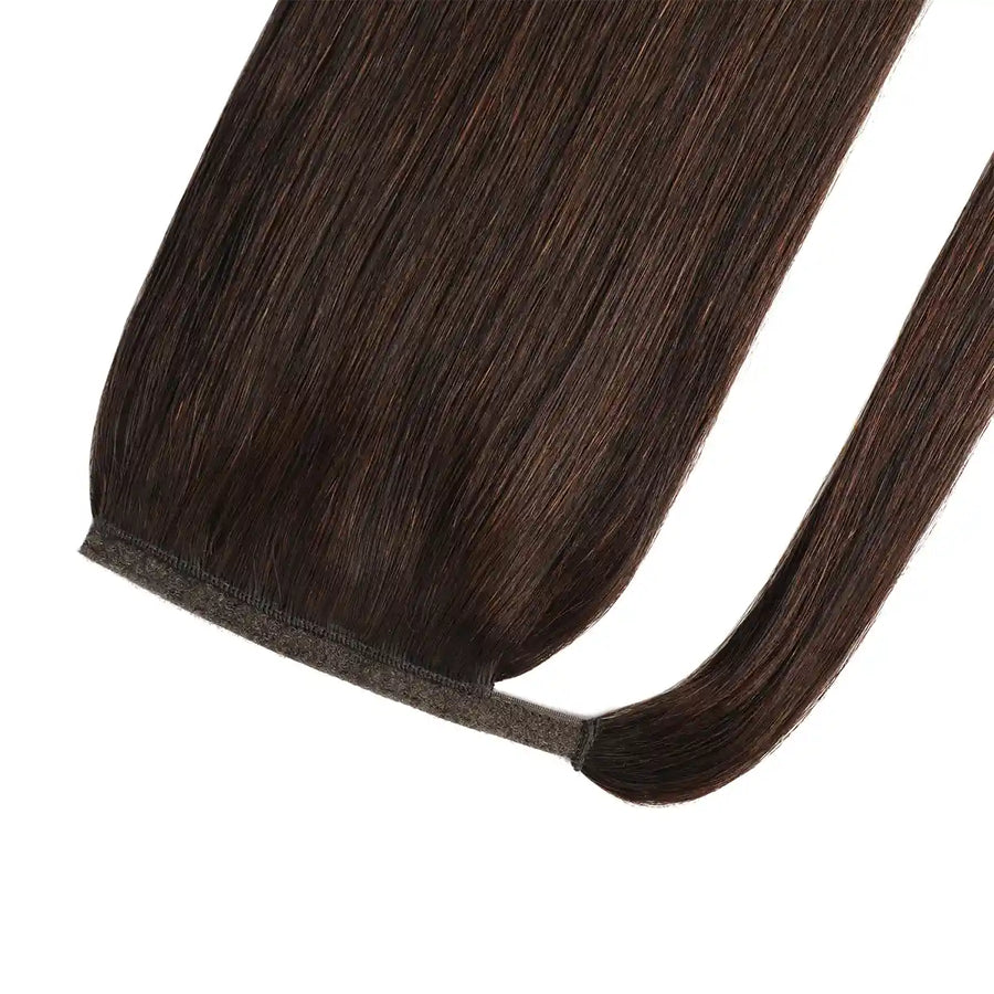 Darkest Brown (#2) Wrap Around Ponytail Extension