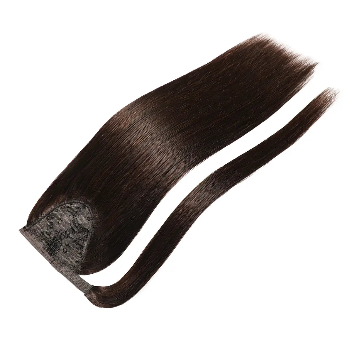 Darkest Brown (#2) Wrap Around Ponytail Extension