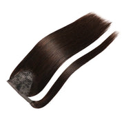 Darkest Brown (#2) Wrap Around Ponytail Extension
