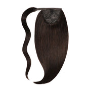 Darkest Brown (#2) Wrap Around Ponytail Extension