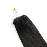 Natural Black (#1B) Micro Loop Hair Extensions