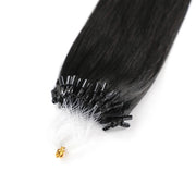 Natural Black (#1B) Micro Loop Hair Extensions