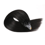 Natural Black (#1B) Micro Loop Hair Extensions