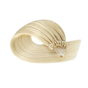Platinum Blonde (#60) Micro Loop Hair Extensions