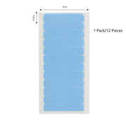 Suyya Hair Extension Replacement Medical Grade Tape Tabs 12pcs – Double-Sided (4x0.8cm)