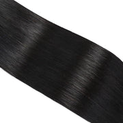 SUYYA I-Tip Extensions 100% Remy Human Hair Stick Tip Cold Fusion Hair Natural Black (#1B）
