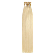 SUYYA Virgin Human Hair Prebonded I Tip Extensionsr Stick Tip Cold Fusion Hair Bleach Blonde (#613)