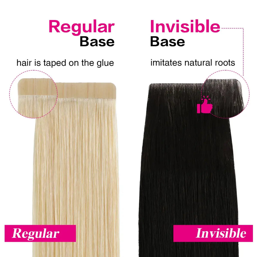 Natural Black (#1B) SUYYA Invisible Tape in Hair Extensions