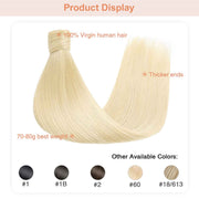 Platinum Blonde (#60) Wrap Around Ponytail Extension