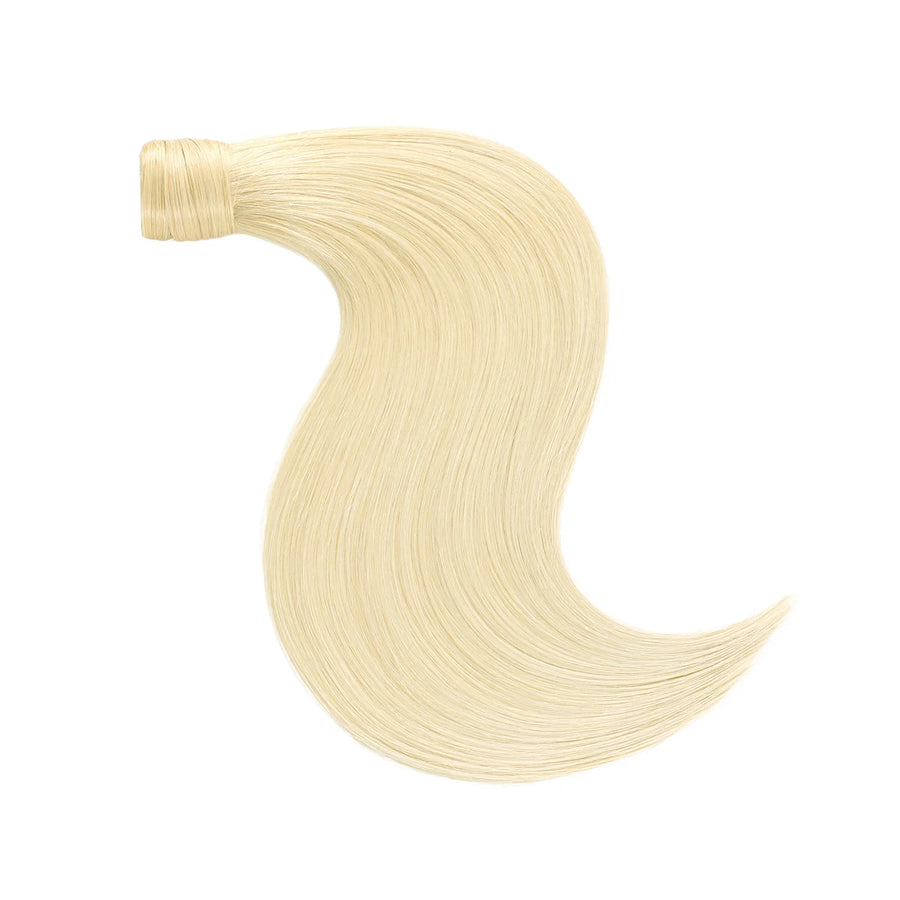 Platinum Blonde (#60) Wrap Around Ponytail Extension