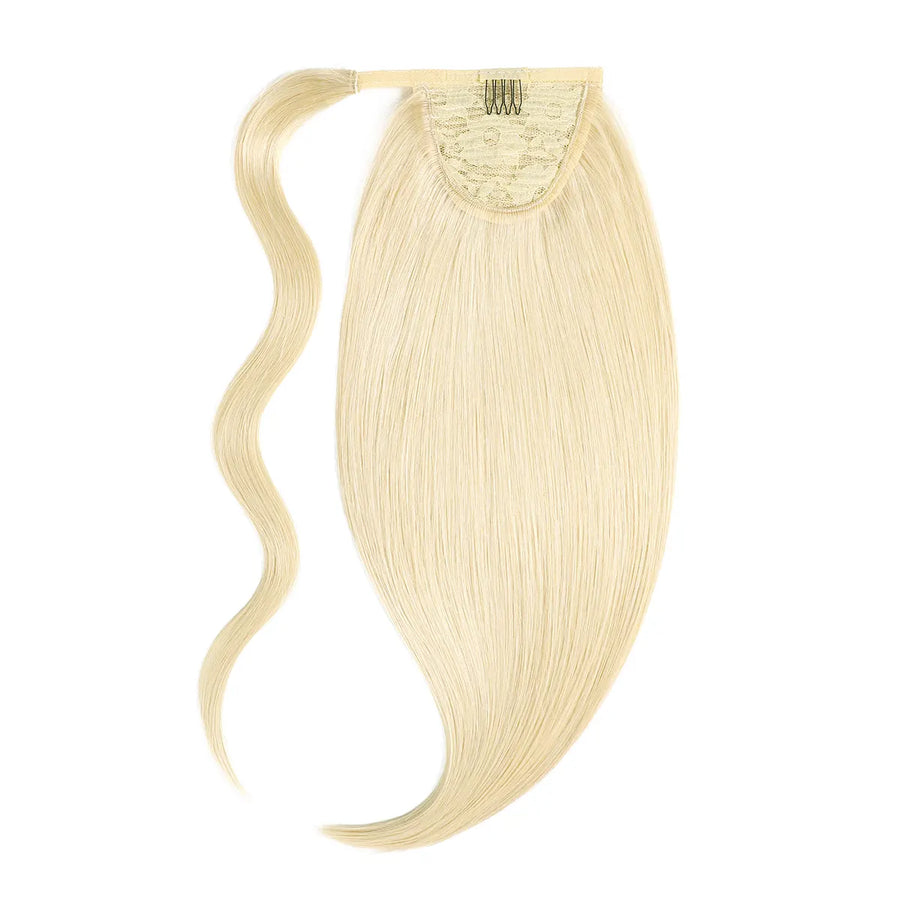 Platinum Blonde (#60) Wrap Around Ponytail Extension