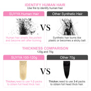 Bleach Blonde (#613) Clip In Hair Extensions