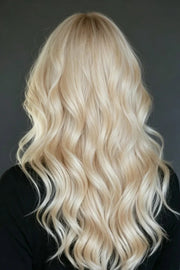SUYYA Invisible Tape ins  (#60) Platinum Blonde Human Hair Extensions 20Pcs