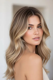 SUYYA Invisible Tape ins (#P18/613) Ash Blonde / Bleach Blonde Balayage Hair Extensions