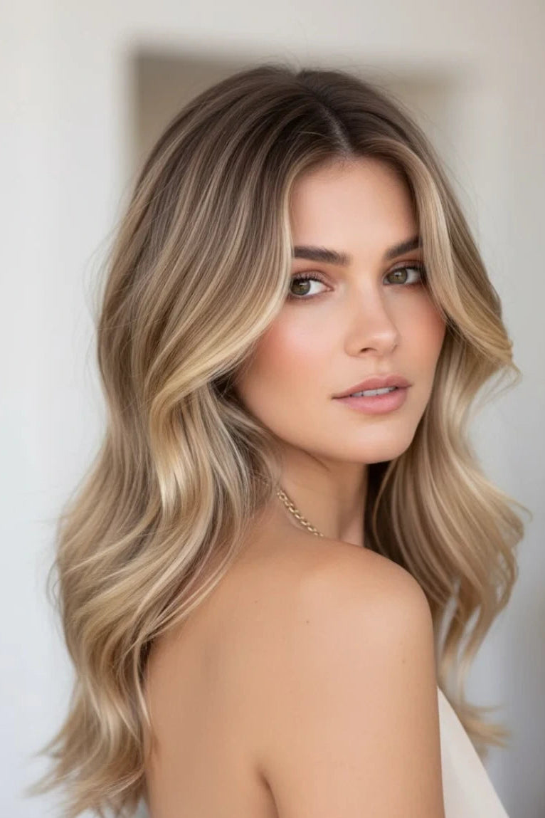 SUYYA Invisible Tape ins (#P18/613) Ash Blonde / Bleach Blonde Balayage Hair Extensions