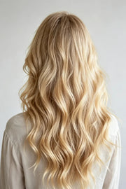 SUYYA Invisible Tape ins (#P27/613) Strawberry Blonde / Bleach Blonde Balayage  Hair Extensions
