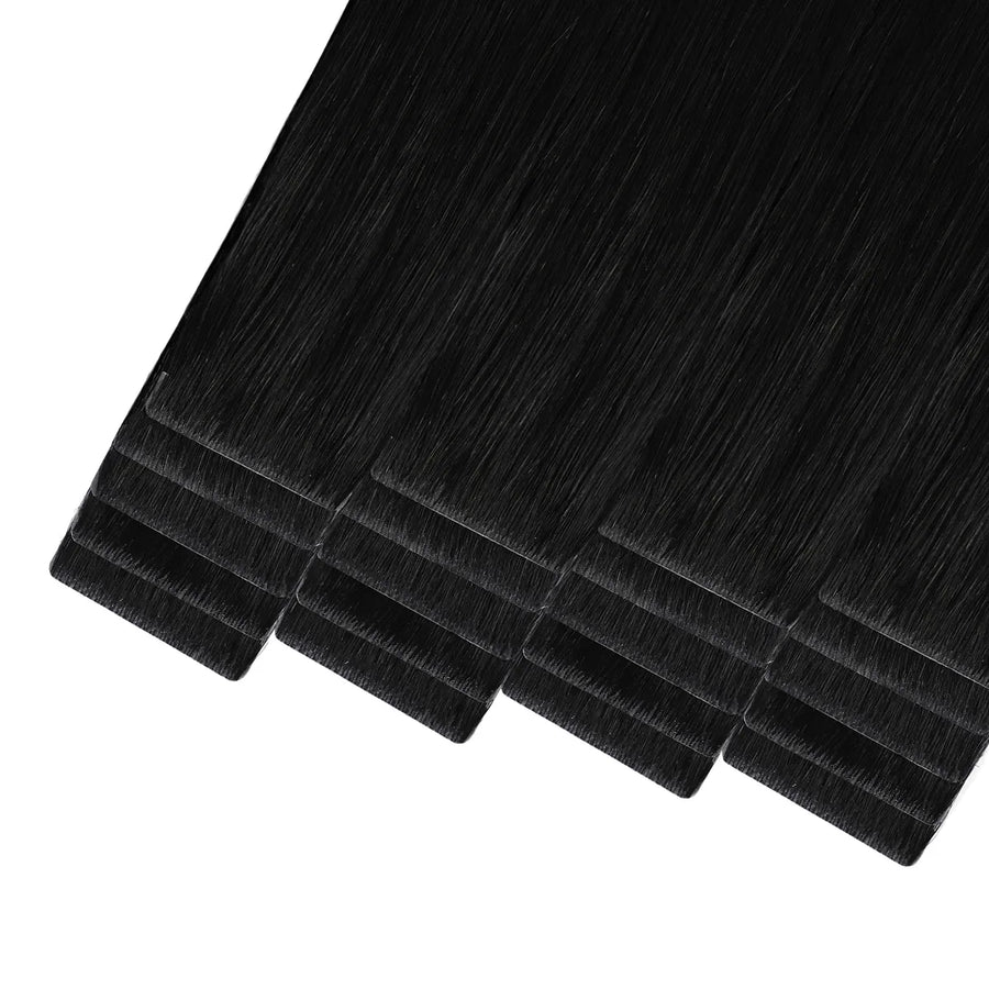 SUYYA Invisible Tape in Hair Extensions Jet Black (#1)