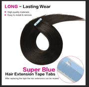 Natural Black (#1B) SUYYA Invisible Tape in Hair Extensions