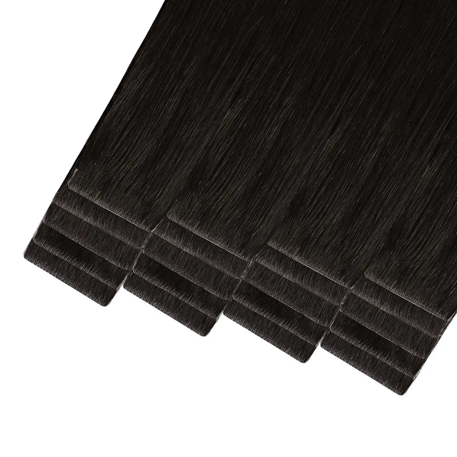Natural Black (#1B) SUYYA Invisible Tape in Hair Extensions