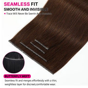 SUYYA Butterfly Weft Luxy Human Hair ExtensionsDarkest Brown (#2)