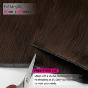 SUYYA Butterfly Weft Luxy Human Hair ExtensionsDarkest Brown (#2)