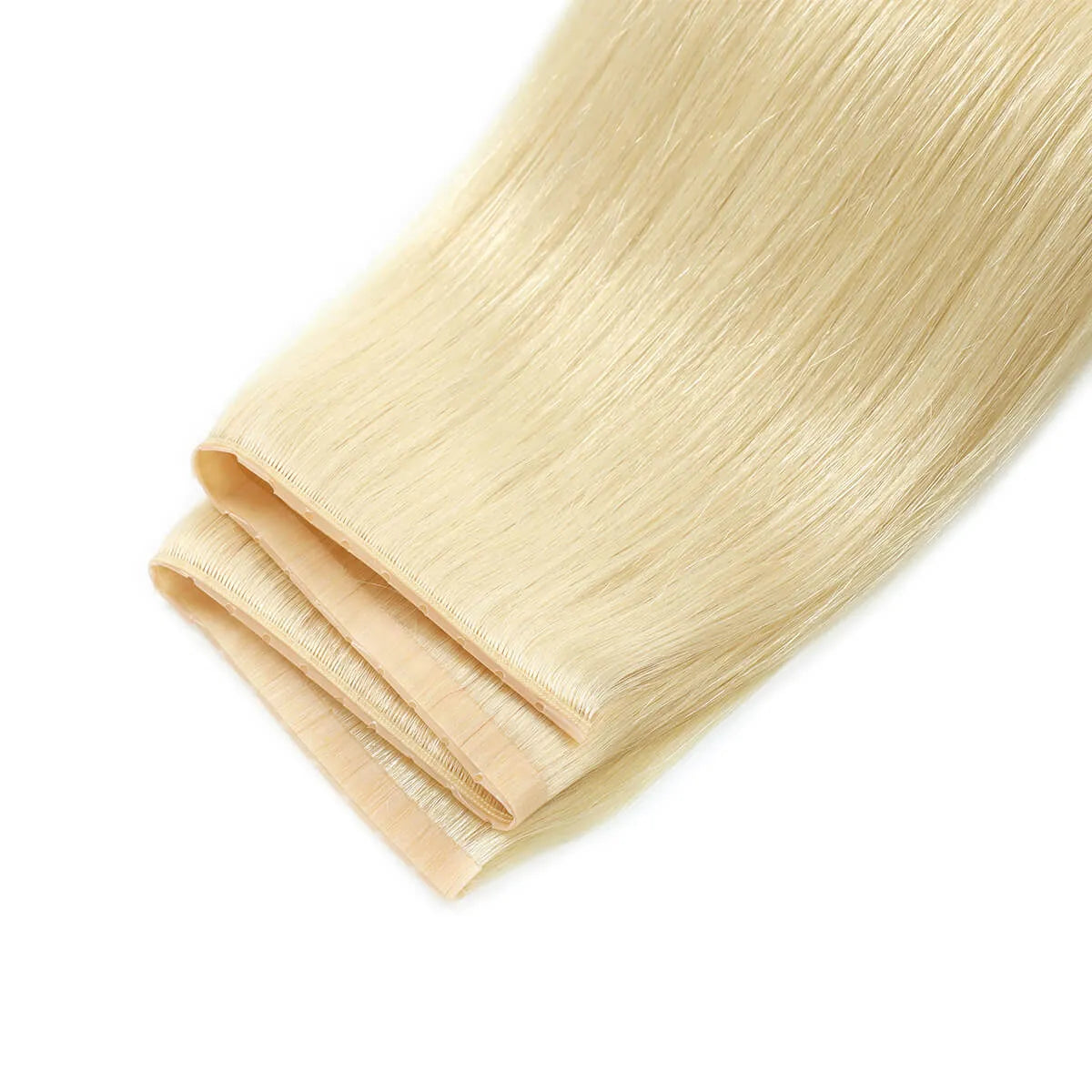SUYYA Butterfly Weft 100% Real Remy Human Hair Extensions Platinum Blonde (#60)