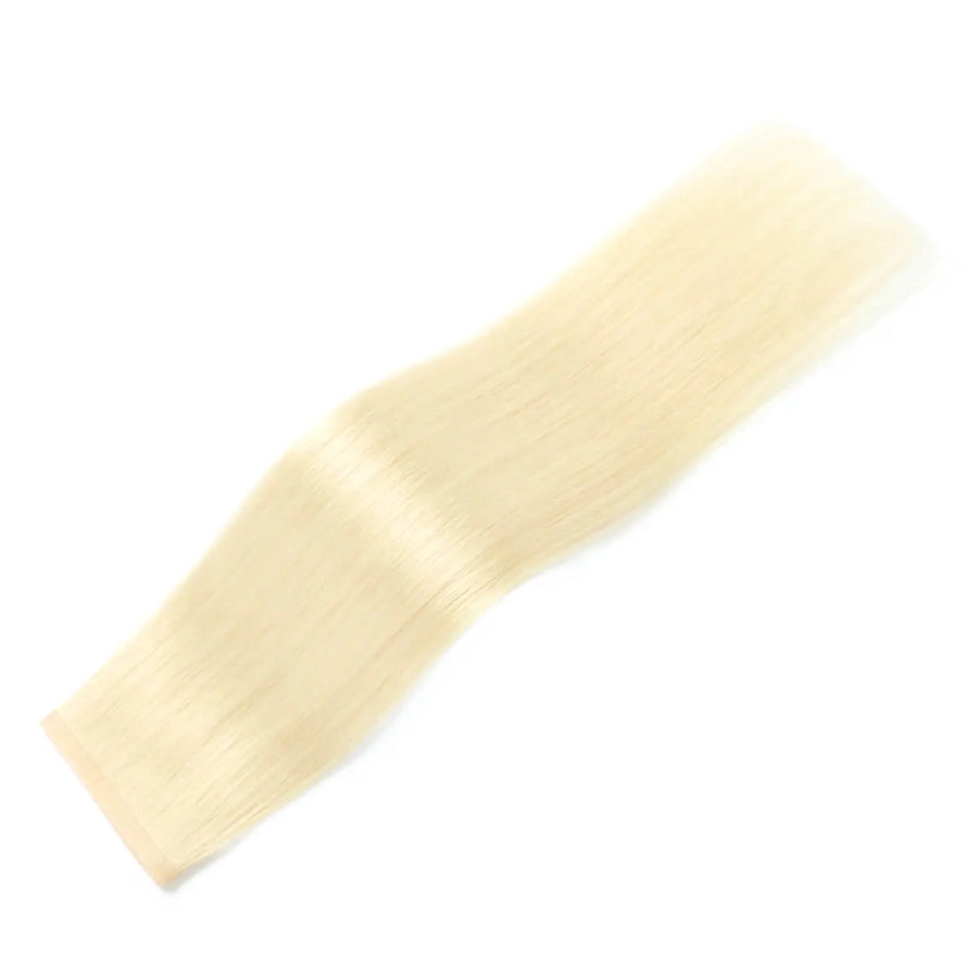 SUYYA Butterfly Weft 100% Real Remy Human Hair Extensions Platinum Blonde (#60)