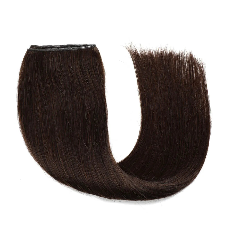 SUYYA Butterfly Weft Luxy Human Hair ExtensionsDarkest Brown (#2)