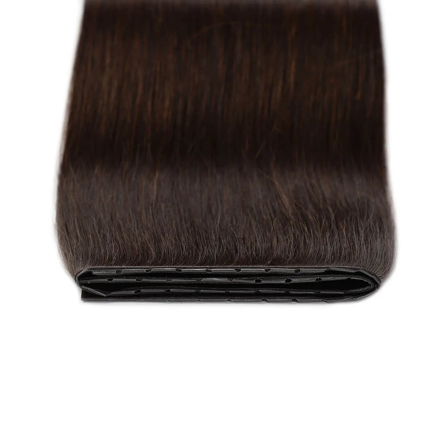 SUYYA Butterfly Weft Luxy Human Hair ExtensionsDarkest Brown (#2)
