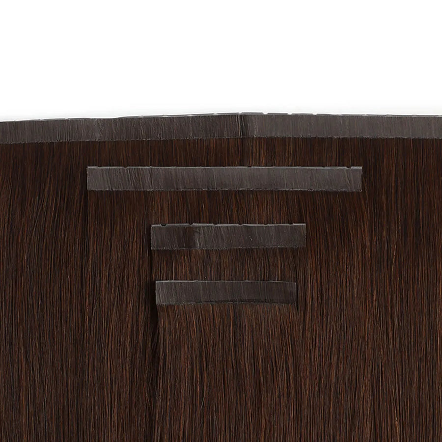 SUYYA Butterfly Weft Luxy Human Hair ExtensionsDarkest Brown (#2)